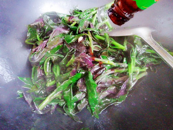 蒜蓉紫贝菜的步骤 蒜蓉紫贝菜的步骤
